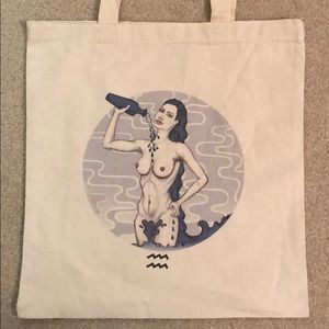 Jacquie Aiche NWT Aquarius Painted Canvas Tote